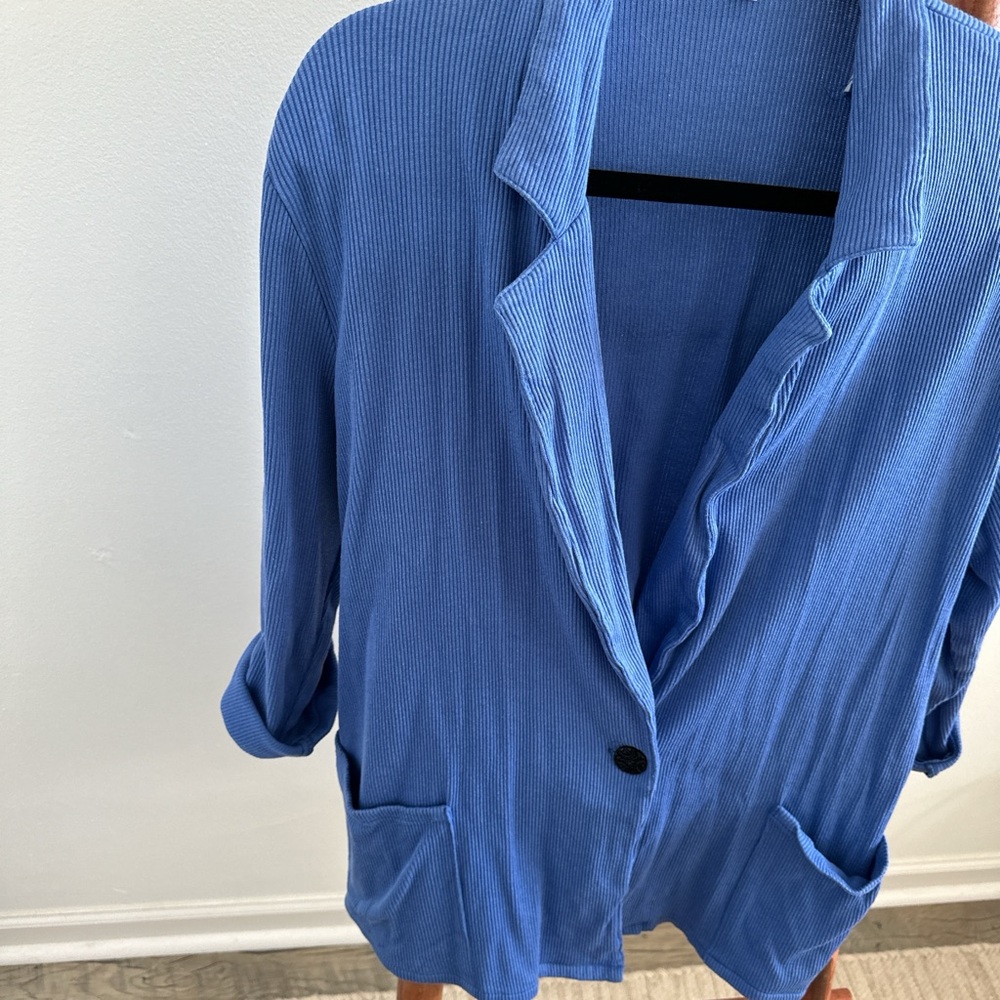 Vintage periwinkle corduroy jacket - Picture 2 of 6